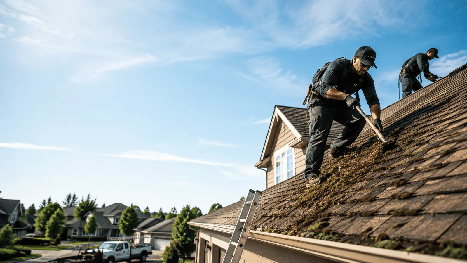 Roof Moss Removal in Union, MI near me
